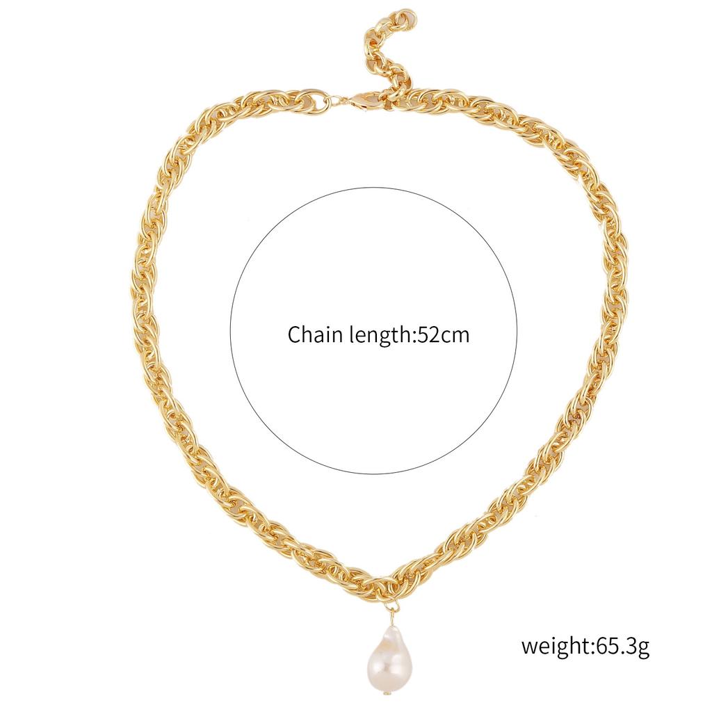 Necklace for Women Tide with Accessories Jewelry Necklace Simple Personality Hip-hop Wind Necklace Women Do Not Lose Color Elegant Necklace
