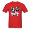 Young T-Shirt Skull Piston Tshirt Skulls Printed Men T Shirt Fashionable Rider Tops Retro Tees Punk Hipster Clothes Oversized