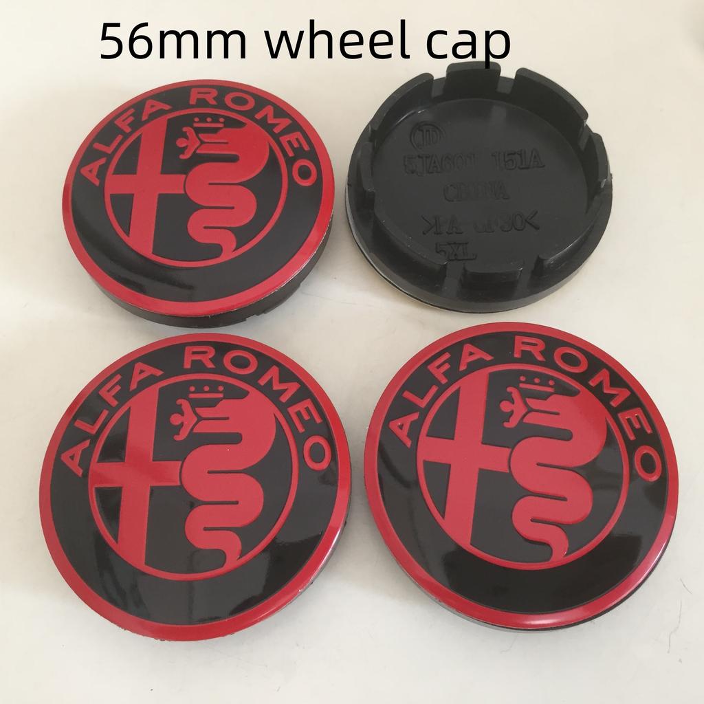 4 Stück 56mm 60mm 68mm Für Alfa Romeo 147 156 159 Autoemblem Radnaben-Mittelkappe Abzeichen Abdeckungen Aufkleber Decals Styling-Zubehör