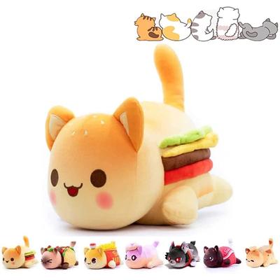 25CM Cola Cat Plushies, Donut Cat Food Stuffed Plushies, Unique Gift for Girls and Fans