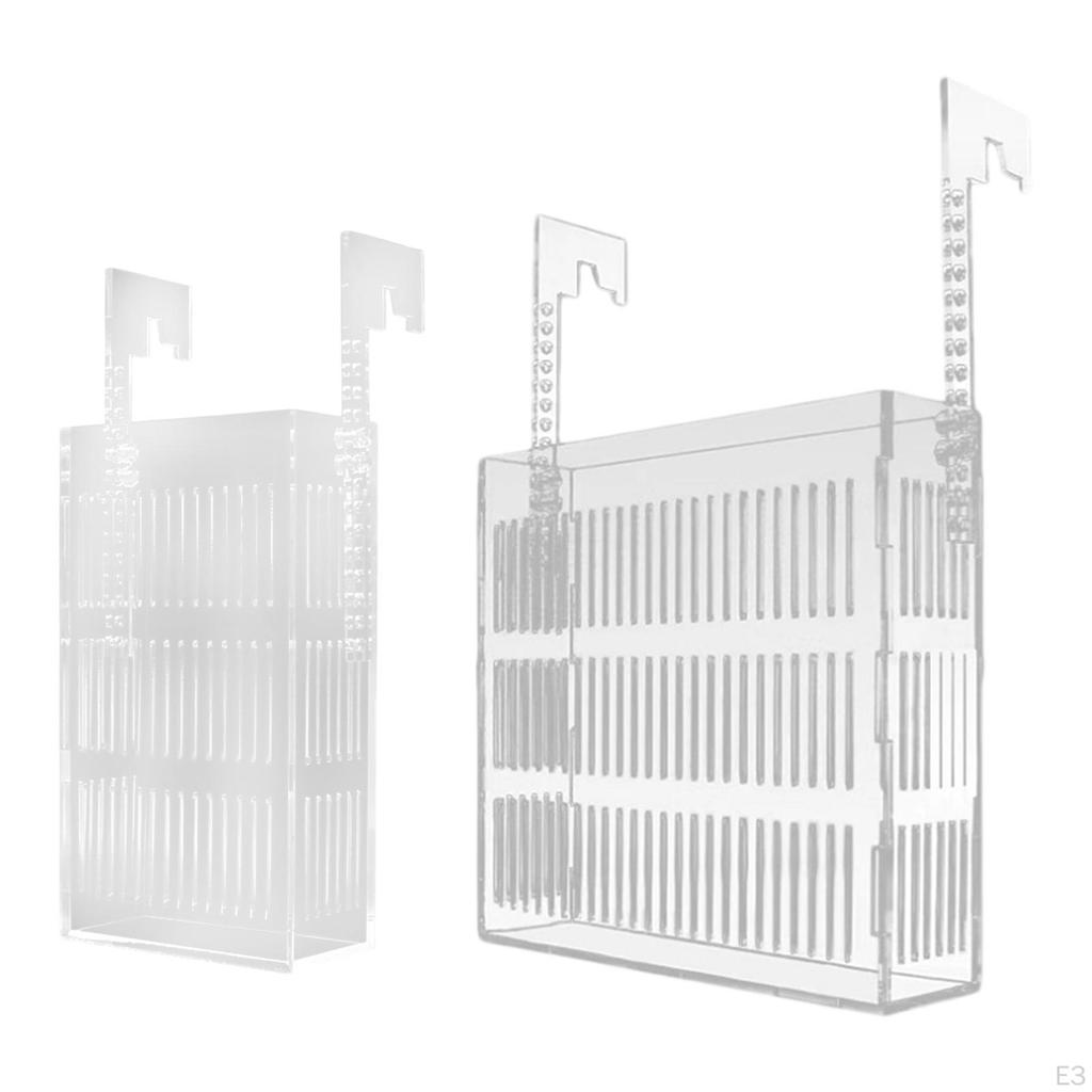 Clear Fish Isolation Box with Hook Mount Professional Hatching Incubator