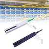 2Pcs Fiber Optic Cleaning Pen Kit 180° Rotatable Press Type Optical Fiber Connector Cleaner Pen for 1.25mmLC MU 2.5mm SC FC STE2000