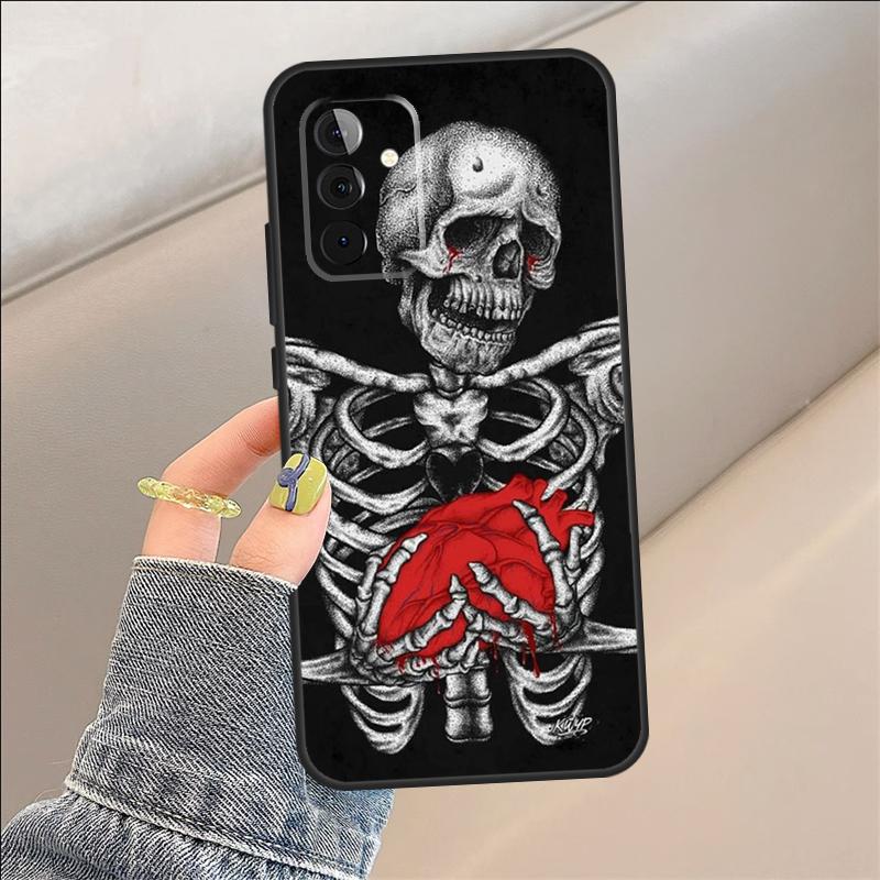 Trippy Skeleton Case For Samsung Galaxy A22 A05 A53 A33 A06 A26 A16 A56 A36 A05 A32 A52 A54 A34 A14 A55 A15 A35