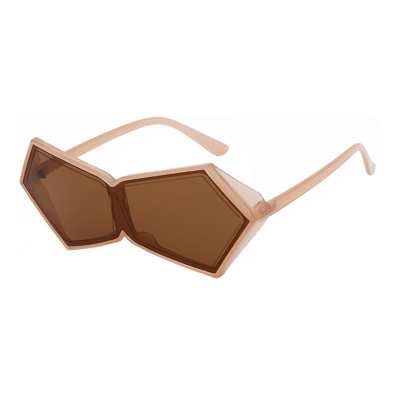 

Y2K Oversized Big Frame Irregular Pentagon Sunglasses Women For Men Luxury Brand Designer Vintage Sun Glasses Cyberpunk Shades