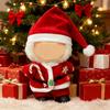 Christmas Costume Set 17cm Doll Outfit Santa Claus Clothes Santa Hat Dress Accessories Cute Dress Up Costume Set for Xmas Holiday Winter Gifts