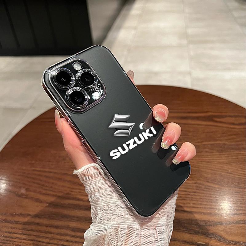 Car Logo Transparent Phone Case For Suzuki Celerio