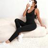 European and American Yoga Clothes Onesie Sports Fitness Clothes Sexy Hip Lift Belly and Thin Leggings Women's Jumpsuits Sleeveless
