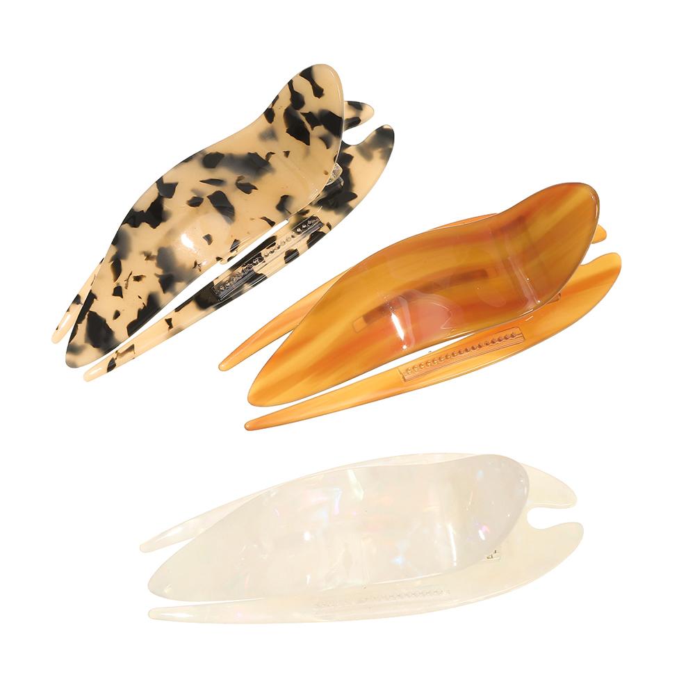 Nowe Proste Jednokolorowe Klamry do Włosów z Jasną Powierzchnią Spinka do Włosów dla Kobiet Moda Klips Kaczy Dziób Akcesoria do Włosów