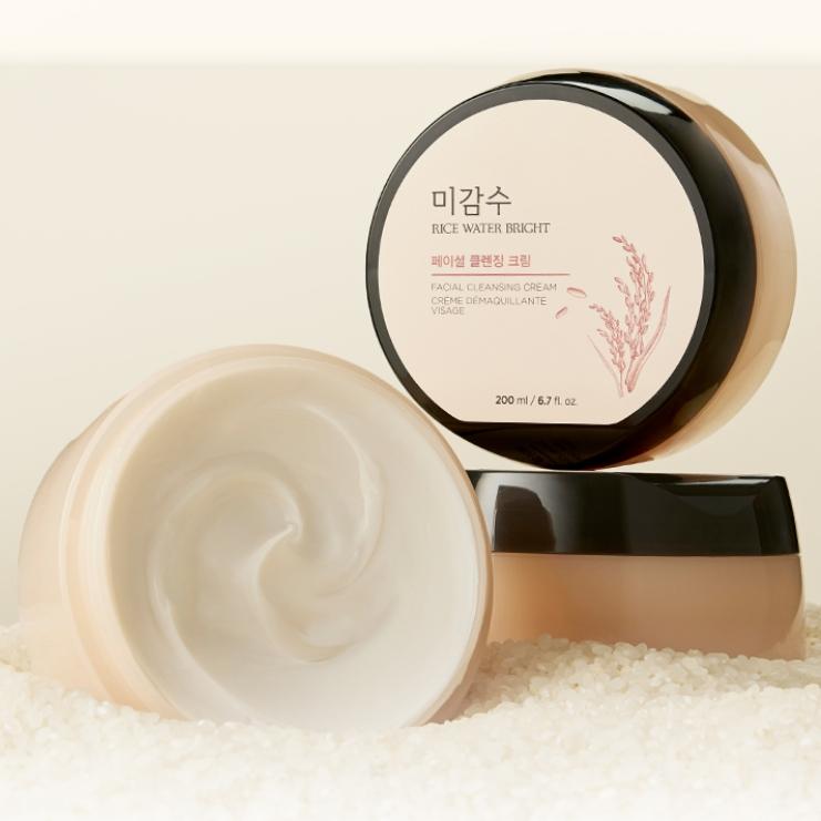 The Face Shop Ρυζόνερο Bright Cleansing Cream 400ml (Μεγάλη Χωρητικότητα)