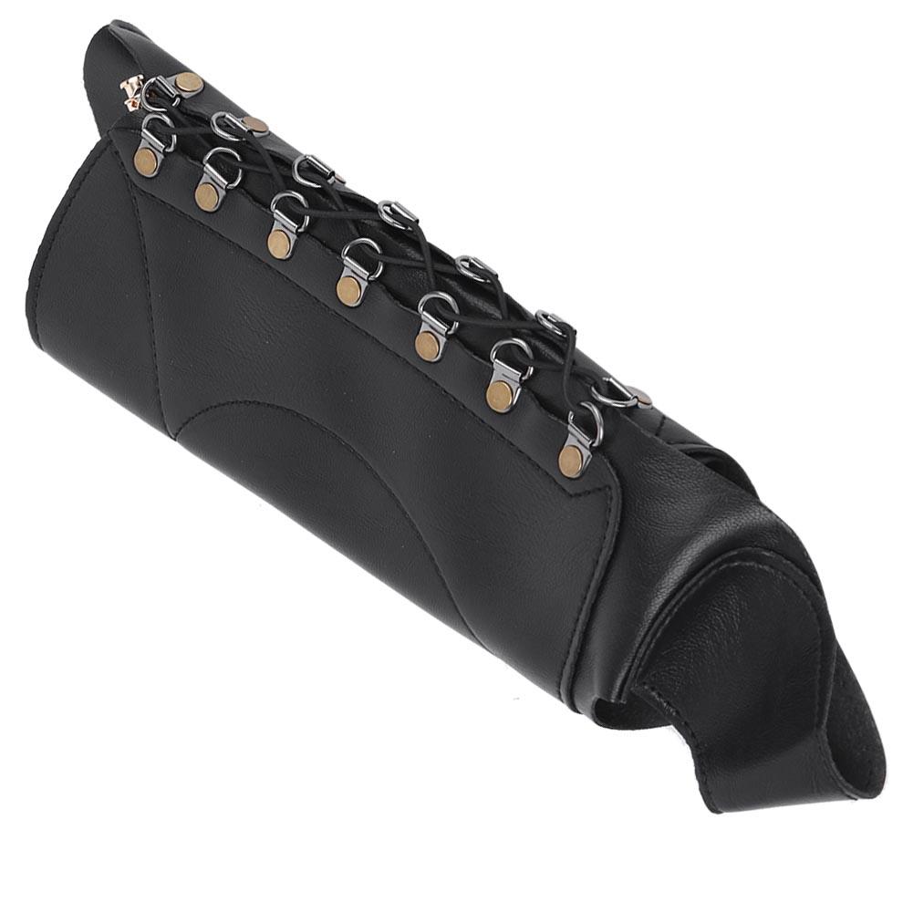 Two Generation Arm Guard Armband Outdoor Bow Shooting General Protecting AccessoriesBlack