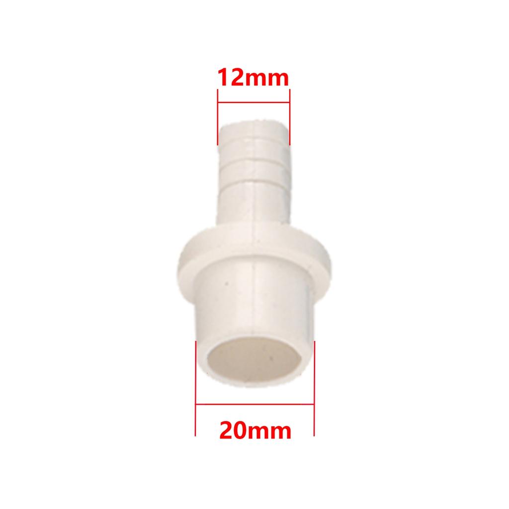 PVC 20/25mm Pagoda Reducing Connector 8/10/12/14/16/18/20mm Variable Diameter Straight Garden Irrigation Fish Tank Joint 10Pcs