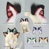Felliger Wolfsohr-Haarreif Cosplay-Accessoire Anime-Conventions Halloween Gothic Punk Kostüm