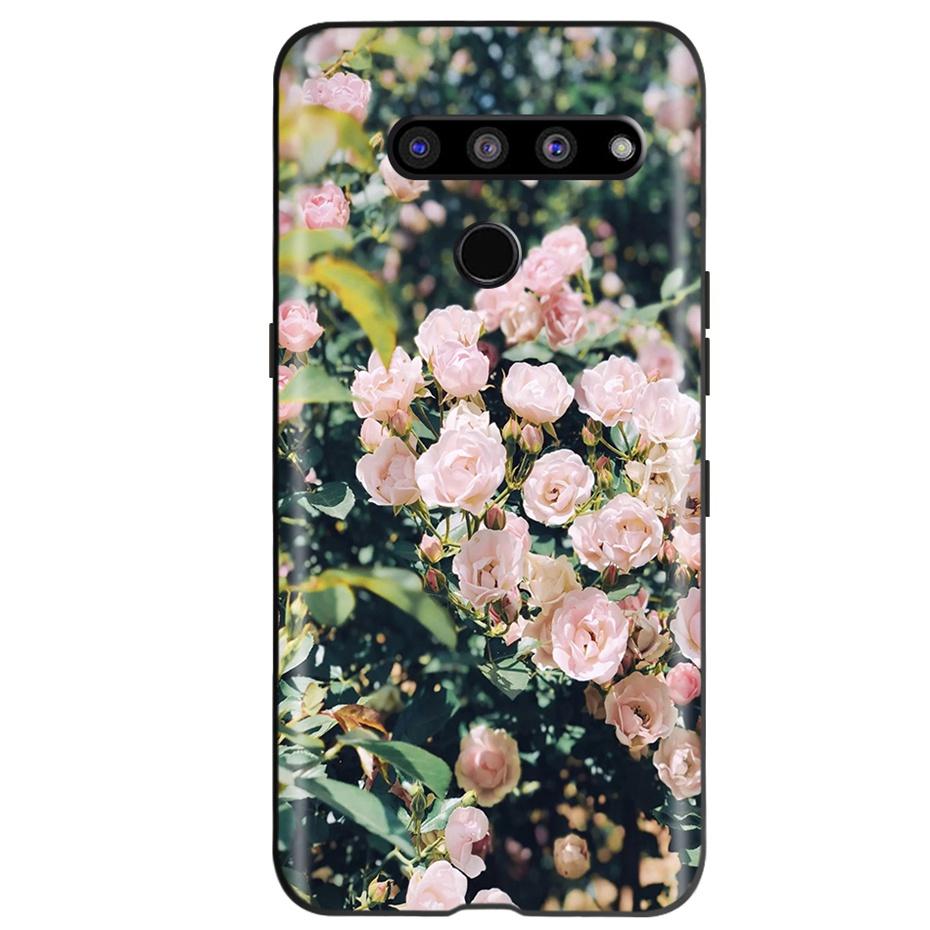 For LG V50 ThinQ 5G Case Fashion Pattern Soft Silicone TPU Phone Case For LG V50S ThinQ 5G V50 50S V500N V450 V510N Funda