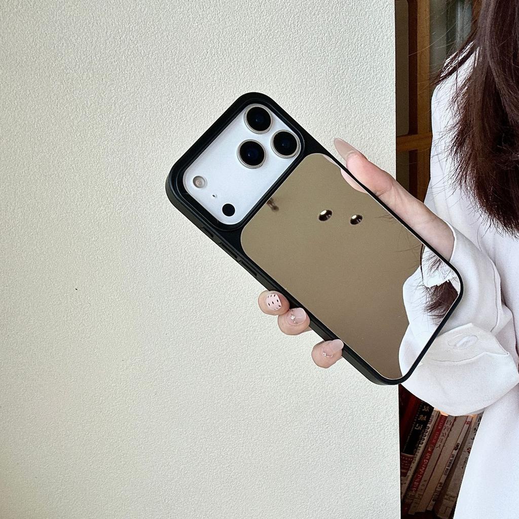 Acrylic Mirror for Apple 17pro Phone Case 17promax Mirror Case 16/15 Touch-up Mirror Case