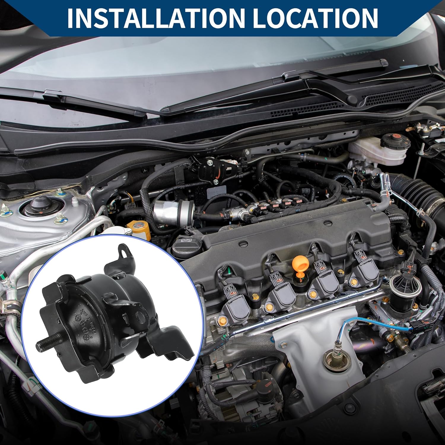 

Engine Motor Mount for Honda Civic 1.6L 1996-2000 / Left Left Engine Mounting/Vibration Isolation / 1 Pcs