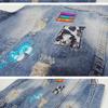 2023 Spring & Fall European Style Patchwork Ripped Denim Vest for Women