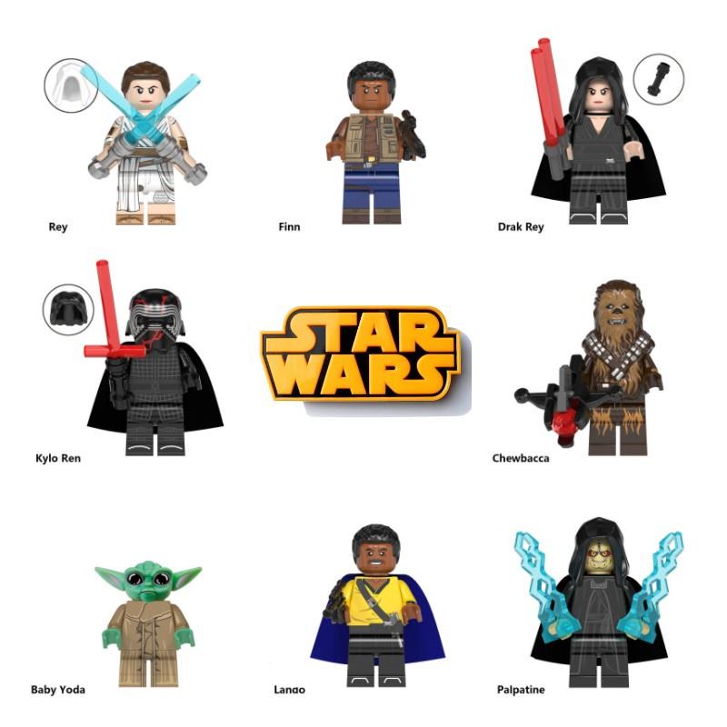 05kg Cartoon Character-free Wm6081 Set Of 8 Styles Wm887 Wm888 Wm889 Wm890 Wm891 Wm892 Wm893 Wm894 4.5cm Other Toys Yoda Baby Kf1298 Building Blocks