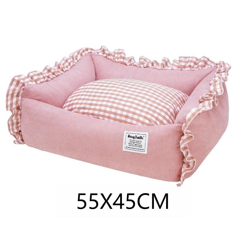 

Cat Beds Pet Kennel Cat Nest Warm Dog Bed Mat Four Seasons Cats Puppy House Sofa Sleeping Bed Furniture Pet Supplies Accessories