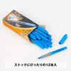 Bic Japan Bic Textmarker Fluoreszierender Markierungs-Textmarker BRIGRIP12BLU Stifte, Marker, Griff, Blau, 12er-Set,