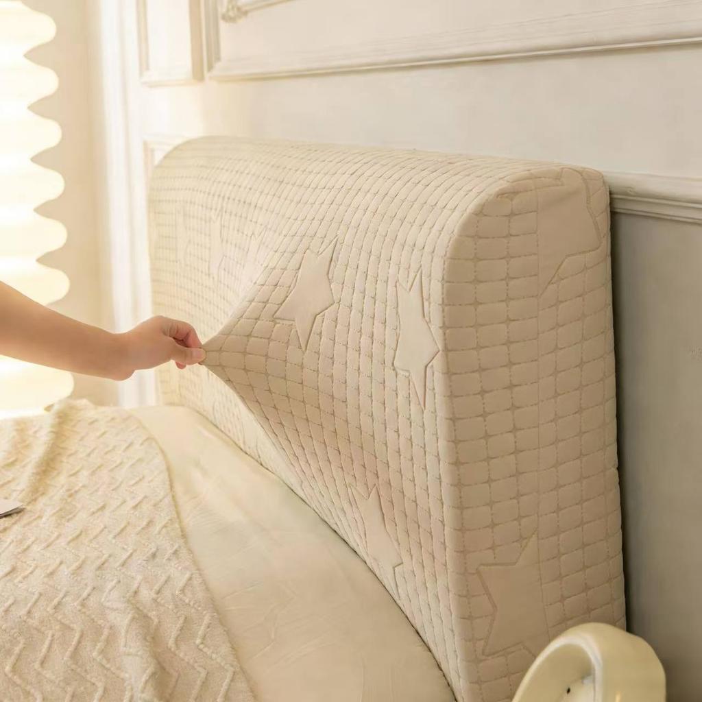 Basic Classic Stretch Fleece Bed Headboard Cover, for All Seasons Furniture Protector