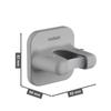 No Trace Hook Mop Rack Bathroom Punch-free Mop Hook Wall-mounted Broom Card Holder Mop Clip Hanger