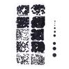 500PCS Conductive Rubber Pads Keypad Repair Kit For IR Remote Control Conductive Rubber Buttons