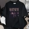 2026 Bestselling Korean Girl Group Katseye Printed Fan Concert Tshirt Short Sleeved Fashionable Casual Daily Fan Outfit Top