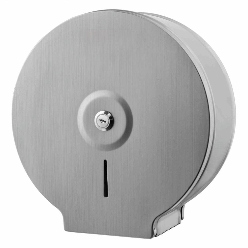 Stainless Steel Toilet Paper Holder Brushed Finish Bath Tissue Dispenser  For Home Use
