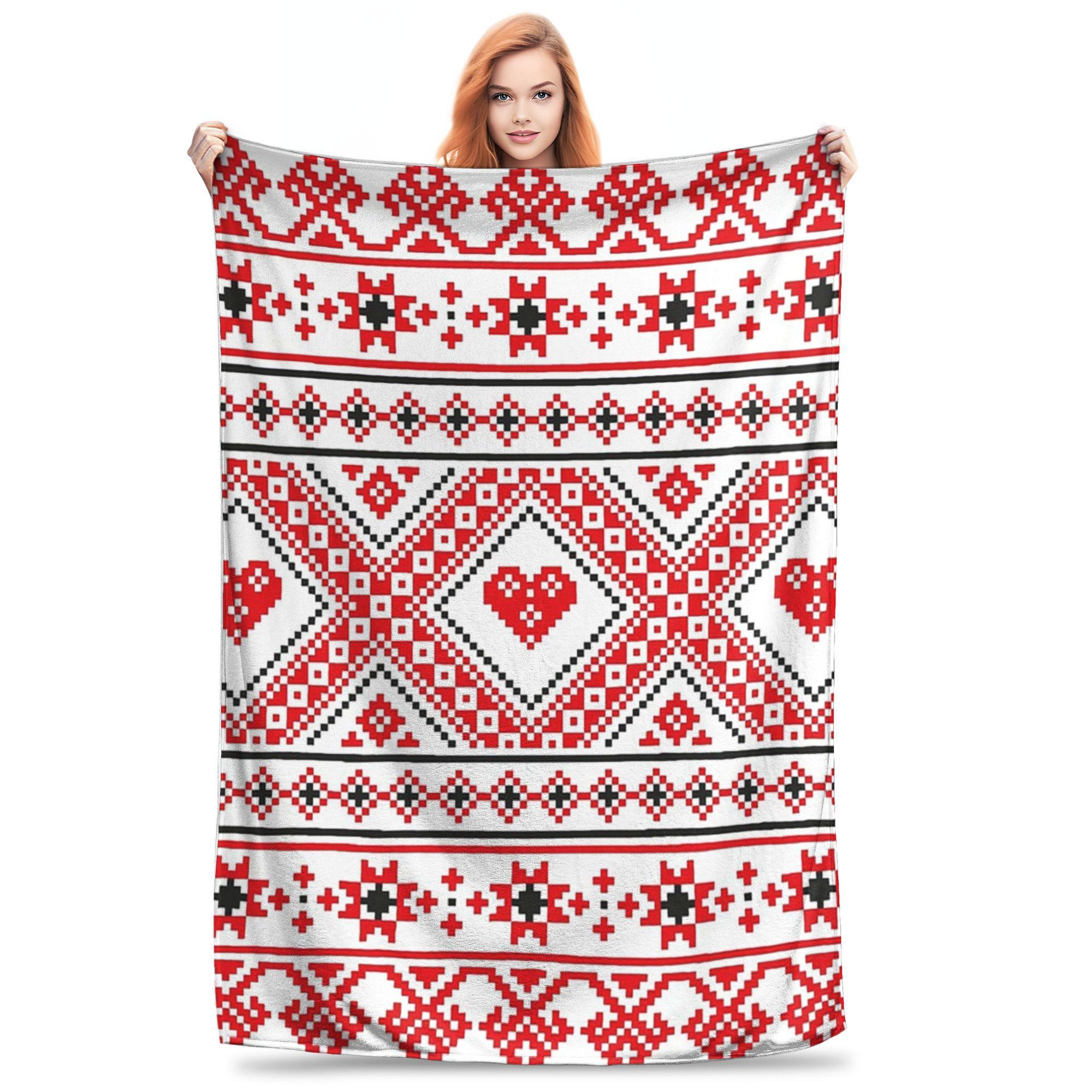 Croatia hrvatska kroatia hrv Blanket Soft Warm Flannel Throw Blanket Bedspread for Bed Living room Picnic Travel Home Couch Size: 75*100cm, Weight: 230 GSM