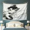 Yoji Uruha Retro Wall Hanging Durable Black Wall Decor High Quality Print Ideal for Home Bedroom  Dorm Decoration