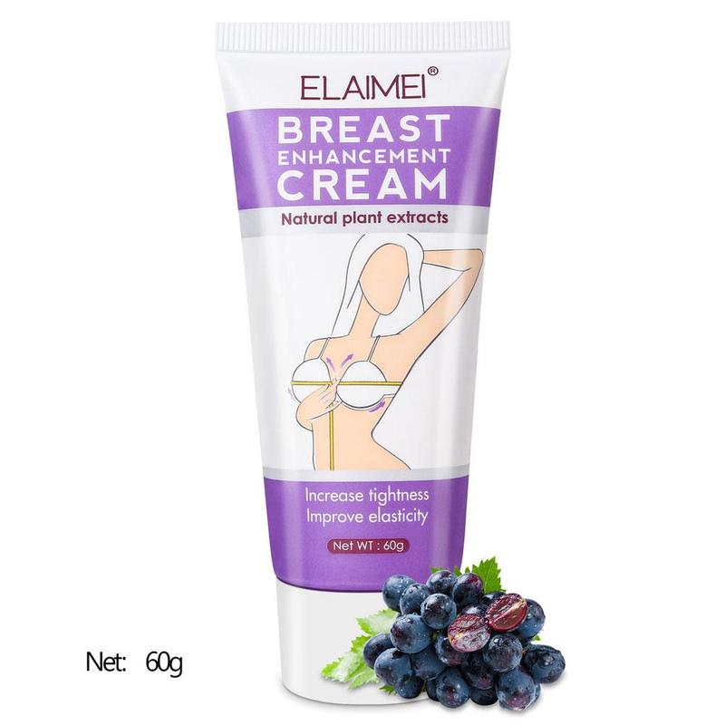 Crème Pour Le Buste Breast Enhancement Cream 60ml - Extrait De Pépins De Raisin, Naturelle