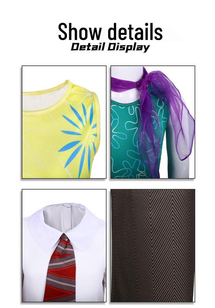 Inside Out Lele Cosplay Costume for Kids - Halloween & Stage Performance