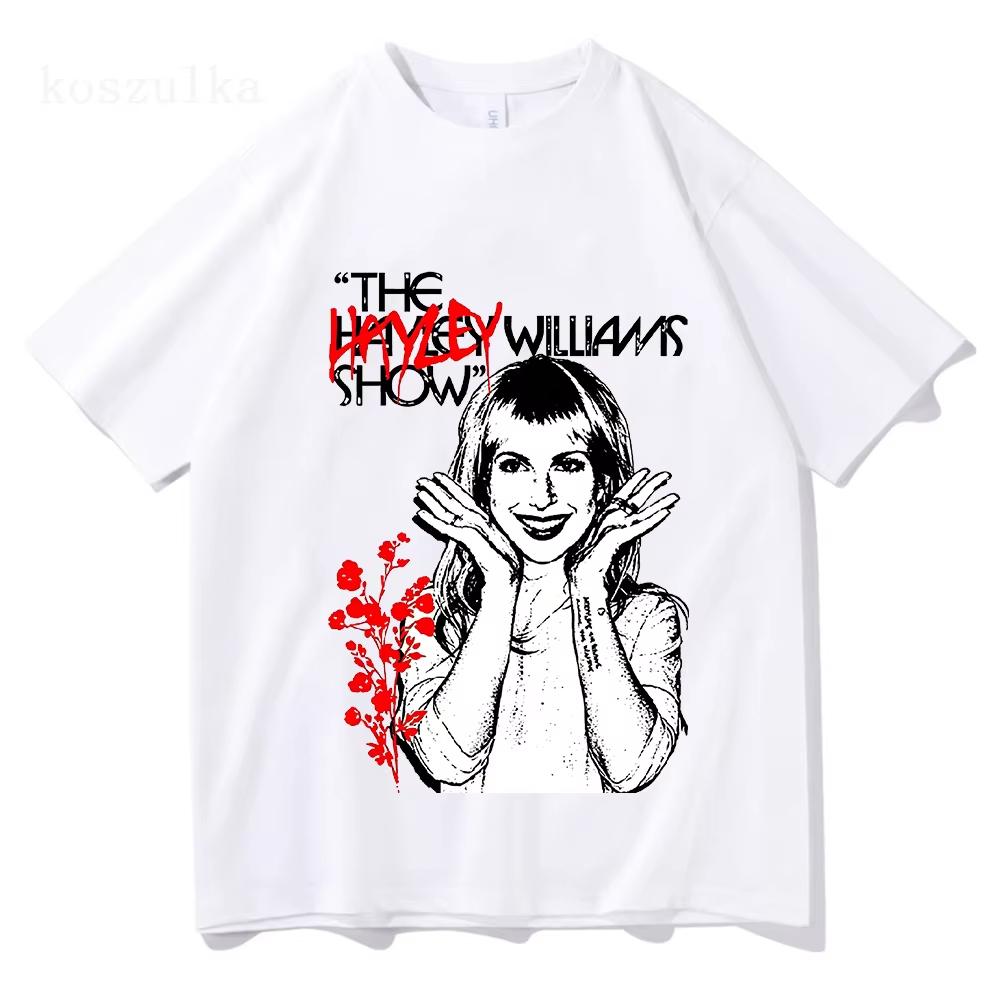 The Hayley Williams Show Tshirt Short Sleeve Cotton Summer Tshirts Streetwear Fashion Oneck Casual WoUnisexUnisex Tees Merch