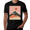 Cat 72A Landscape TShirt Plus Size All Match Tee Shirt
