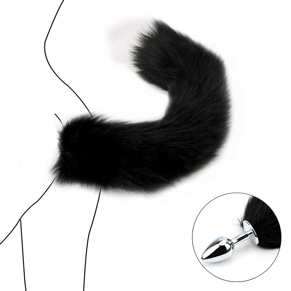 Prostate Massager Adult Games Sex Toys For Women Men Couples Smooth Touch Anal Plug With Cat Ears Headbands Fox Tail Metal Butt Plug