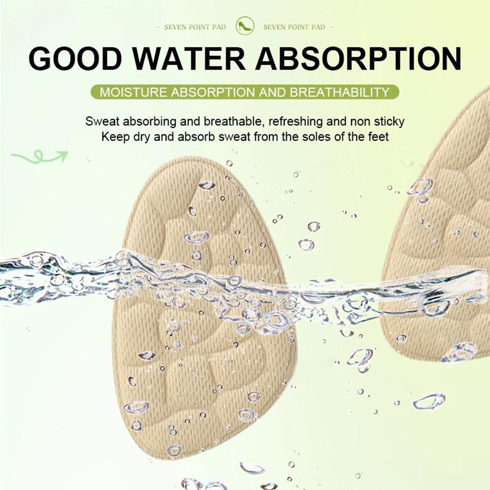 Durable Sponge High Heel Shoes Insole Soft Lightweight Forefoot Cushion Shock-absorbing Women Shoe Pad Daily Use