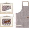 2-Pack Aprons for Women Men with Pockets, Adjustable Bib Kitchen Apron, Chef Aprons for Cooking Baking BBQ