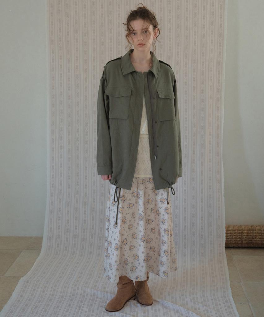 OURNOSTALGIA Rover Field Half Jacket_Khaki(O26Ot01)