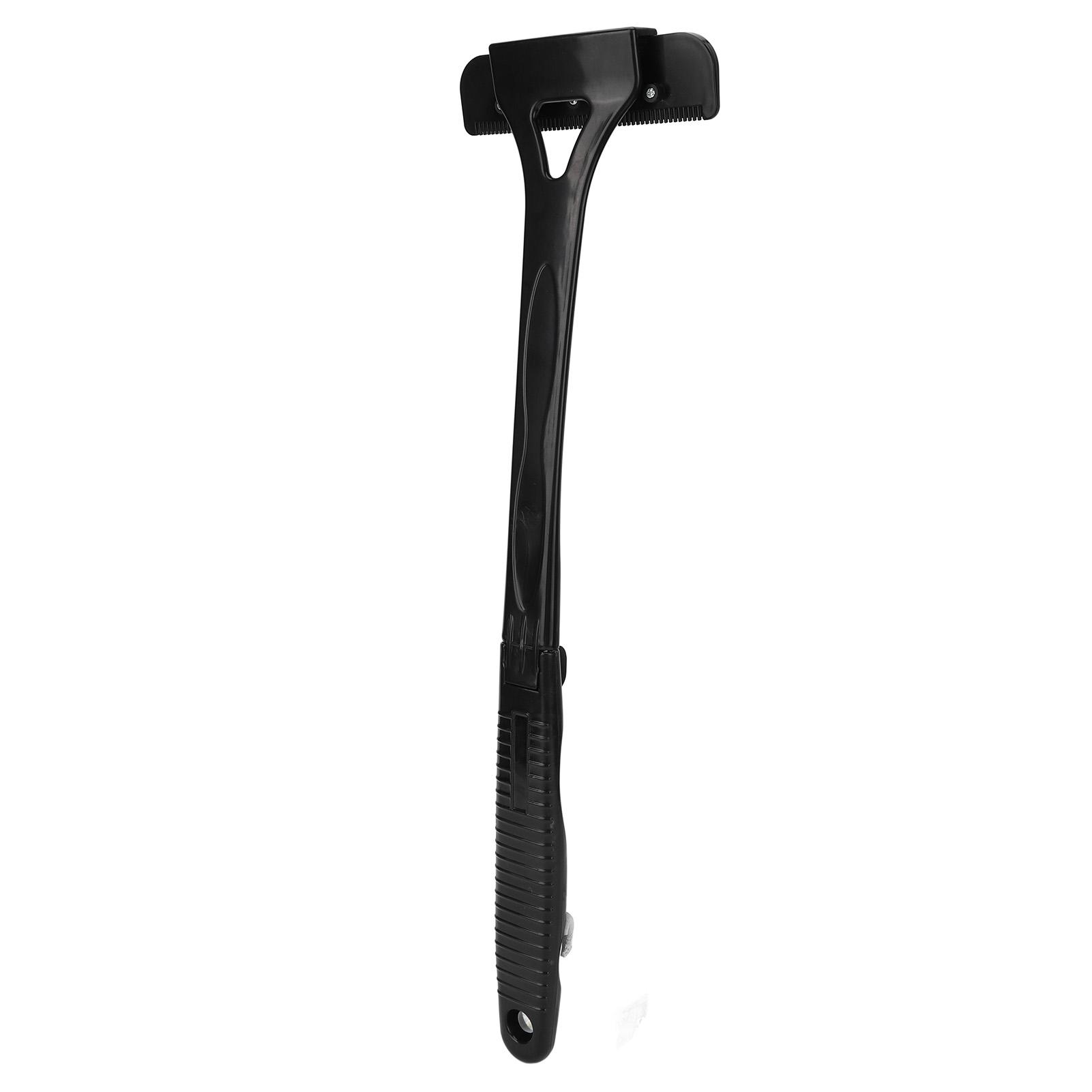 

Back Blade Extra Long Handle Manual Lightweight Foldable Professional Back Shaver for Men Black (Without Blade)