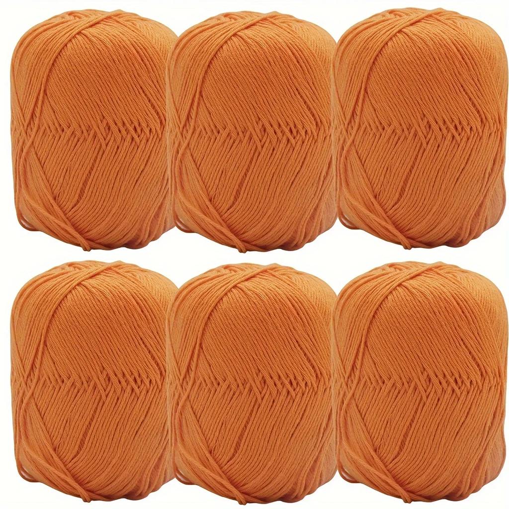 100% Cotton Yarn for Crocheting and Knitting, Medium-Weight DIY Craft Yarn for Sweaters,Scarves,Hats,Gloves - 50g/170m Per Skein