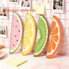 1/2/4Pcs Fruit‑Slice Wooden Ruler Set, Creative Measuring Tool for Students, Journal Drawing & Office Use