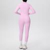 Women's Three-Piece Fitness Set: One-Shoulder Vest, Long-Sleeved Jacket, Slim-Fit Yoga Pants