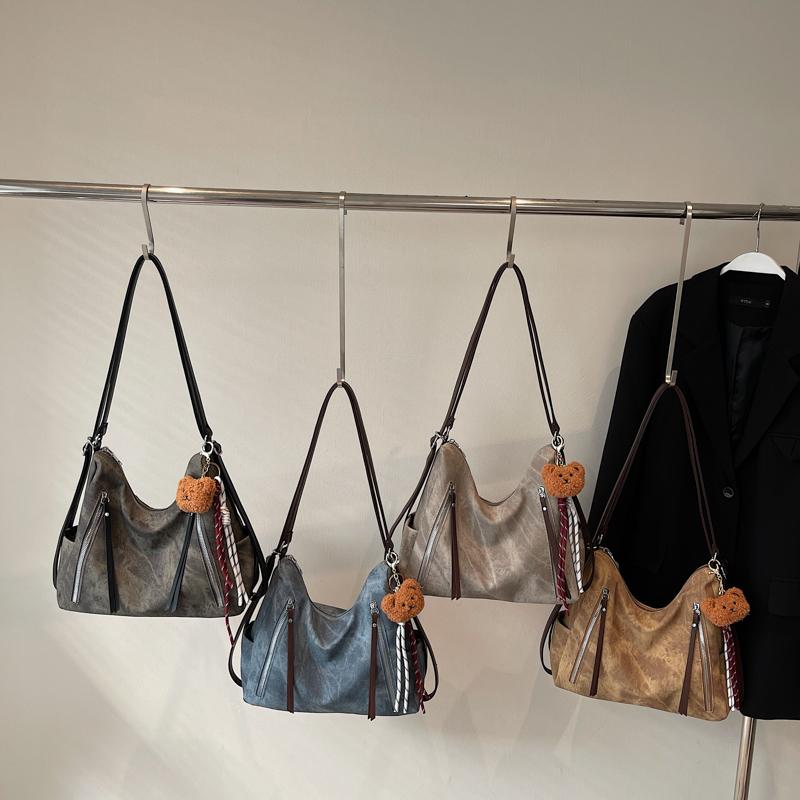 Women's Commuter Shoulder Bag Large Capacity Vintage Tote Bag