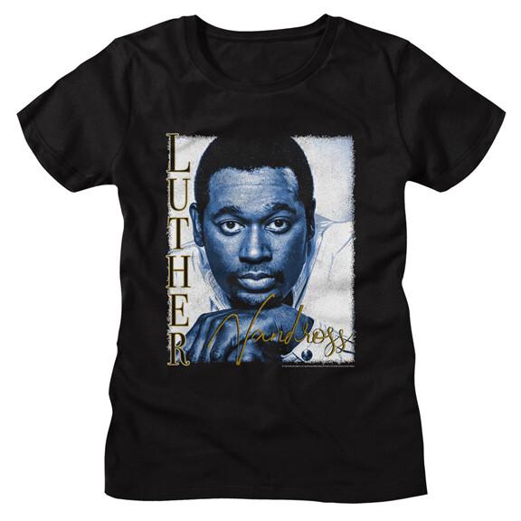 Luther Vandross Thoughtful Portrait Women s T Shirt R&B Soul Tour Music Merch Unisex T-Shirt XL