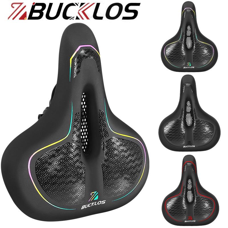 Waterproof Shockproof Breathable Hollow PU Leather Mountain Bike Saddle