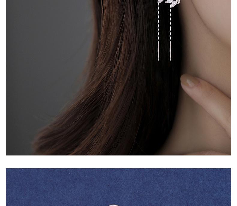 S925 Sterling Silver Swan Tassel Earrings - 2026 Korean Style: Long, Versatile, Fashionable for Women