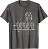 Die Speisung der 5000 Wunder Fisch Brot Jesus Christliche Bibelvers Grafik T-Shirt Herren Freizeit Kurzarm