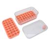  s Tray Easy Release 64 Grids Large Capacity 2 Layer Ice Maker Mould with Lid Bin Scoop for Cocktail Coffee
