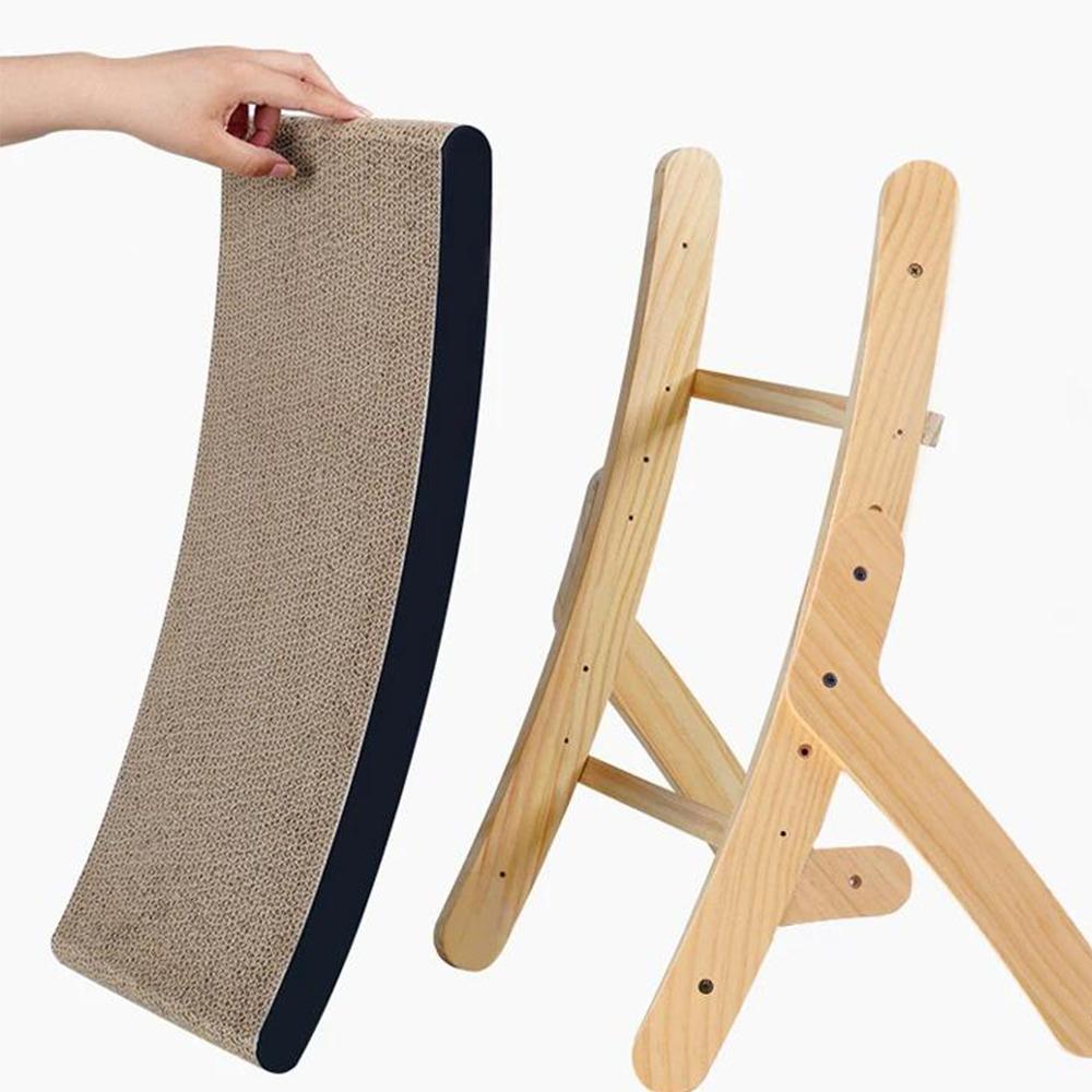 Cat Scratcher Lounge Bed Wooden Replacement Core Cat Claw Pads Scratching Board Anti-scratch Scraper For Cats