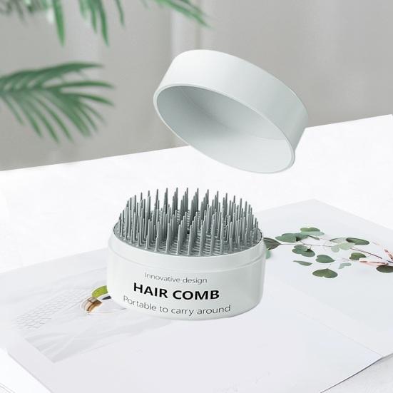 Yousheng Vzduchový polštářový hřeben Opakovaně použitelný Antistatický kartáč na vlasy Jednoklíčové samočištění Masáž pokožky hlavy Přenosný Dámský kadeřnický masážní hřeben Domácí potřeby